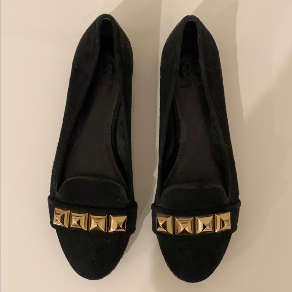 Tory Burch Asher Studded Suede Flats